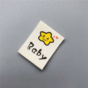 Garment Fabric Woven Label Neck Tag Customized Clothing Embroidered logo Satin Silk Printing Labels Custom - Product Image 4