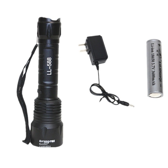 EX Certified Camping Diving Flashlight 18650 IP65 Waterproof Aluminum Alloy Explosion Proof Super Bright LED