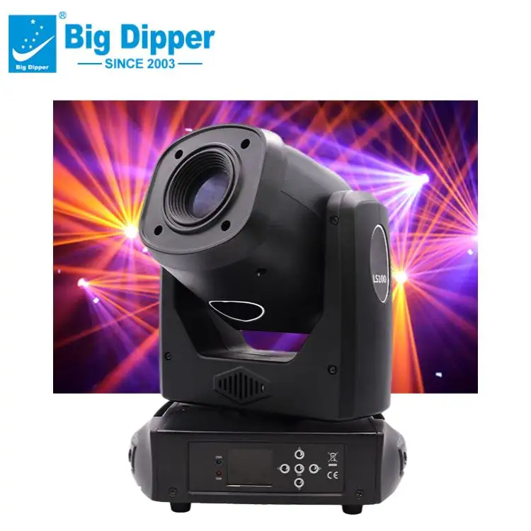 Big Dipper LS100 Spot Moving Head Bühnen beleuchtung Mini 100W LED-Strahl licht mit Halb farbeffekten