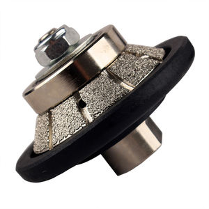 Ruedas de perfil de diamante con perfil de mano de diamante soldado al vacío biselado <span class=keywords><strong>Hollywood</strong></span> E-Series para amoladora angular - Product Image 2