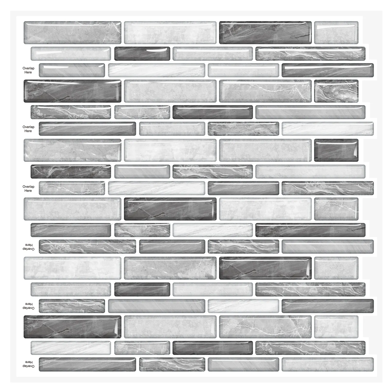 Wall Sticker Supplier 3d Wall Sticker Backsplash Kitchen Tiles for Home Decor