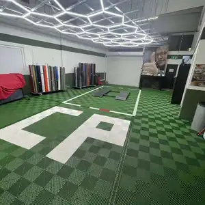 Pabrik tahan air Non Slip karpet plastik lembar Pvc garasi lantai ubin vinil Roll ubin untuk lantai