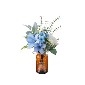 Notes de prologue d'été : Bouquet de roses artificielles mélangées pour mariage et décoration intérieure, fait main en tissu et fil métallique plastique - Product Image 5