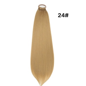 Extensions <span class=keywords><strong>de</strong></span> <span class=keywords><strong>cheveux</strong></span> synthétiques sans couture, longues et lisses, style européen et américain, pour femmes, avec élastique, pour <span class=keywords><strong>queue</strong></span> <span class=keywords><strong>de</strong></span> <span class=keywords><strong>cheval</strong></span> - Product Image 3