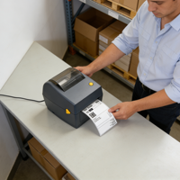 Imprimante d'étiquettes à code-barres Xprinter XP-480B 4 x 6, imprimante thermique pour autocollants en rouleau de 108 mm, 203 dpi, interface USB, en stock