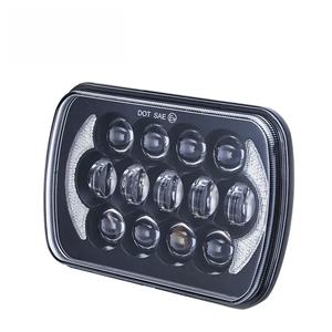 Faros LED Cuadrados Súper Brillantes de 7 Pulgadas, 75W, 12V, 6000K, con Luz Alta/Baja y Luces Antiniebla/de Conducción para Uso Universal - Product Image 4