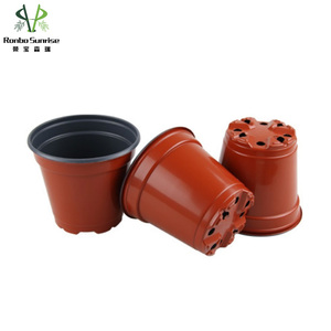 Pots de fleurs noirs en gros, en plastique souple, ronds, pour pépinières, idéaux pour la plantation à domicile et au jardin - Product Image 3