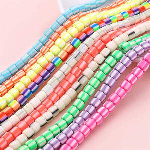 Wholesale 6mm Color Cylindrical Polymer Clay Loose Bead Drum Bead Jewelry <b>Accessories</b> for <b>DIY</b> Jewelry Making <b>Accessories</b> - Product Image 3