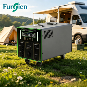 Furuien 3000W Lithium Ion 100/120Ah Portable <b>Power</b> Station Solar Car Pure Sine Wave MPPT Controller Type-C Flashlight FU-Pure Si - Product Image 6