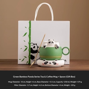 Tasse en céramique de qualité industrielle, tasse à thé, tasse à infuser, tasse à eau de bureau, tasse à café, cadeau - Product Image 6