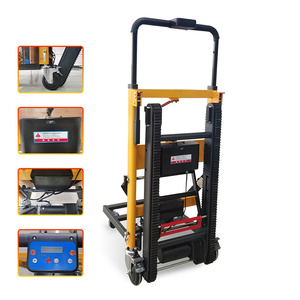 फोल्डेबल इलेक्ट्रिक सीढ़ी पर्वतारोही सामान हैंडलिंग, 180 किलोग्राम भार क्षमता, w/लिथियम बैटरी, वन-मैन ऑपरेशन सीढ़ी चढ़ाई ट्रॉली - Product Image 3