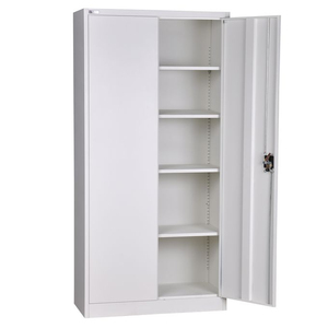 <span class=keywords><strong>Armoire</strong></span> de rangement en métal à 2 portes, <span class=keywords><strong>armoire</strong></span> de rangement en métal avec 4 étagères mobiles, <span class=keywords><strong>prix</strong></span> de gros - Product Image 1