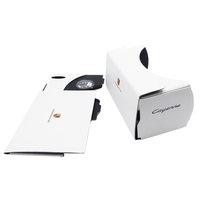 Lentilles VR spéciales Google Cardboard 37 mm Lentille biconvexe 3D avec bouton conducteur