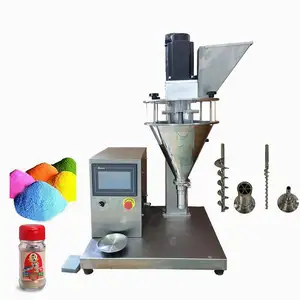 Desktop Dry Powder 1-500 grams Spices Flour Condiments Chemicals Weighing Filling Packing Machine