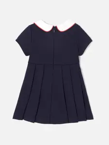 Girls Dress Short Sleeve School Uniform Dress Student Outfits Dressy Costumes Back To School Kindergarten Vintage
