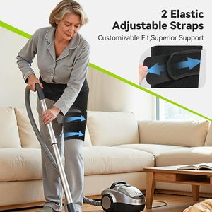 Manga de compresión ajustable con logo personalizado para isquiotibiales, muslos y ingle, para soporte de cadera, lesiones al <span class=keywords><strong>muslo</strong></span> y desgarros de músculos inguinales - Product Image 4