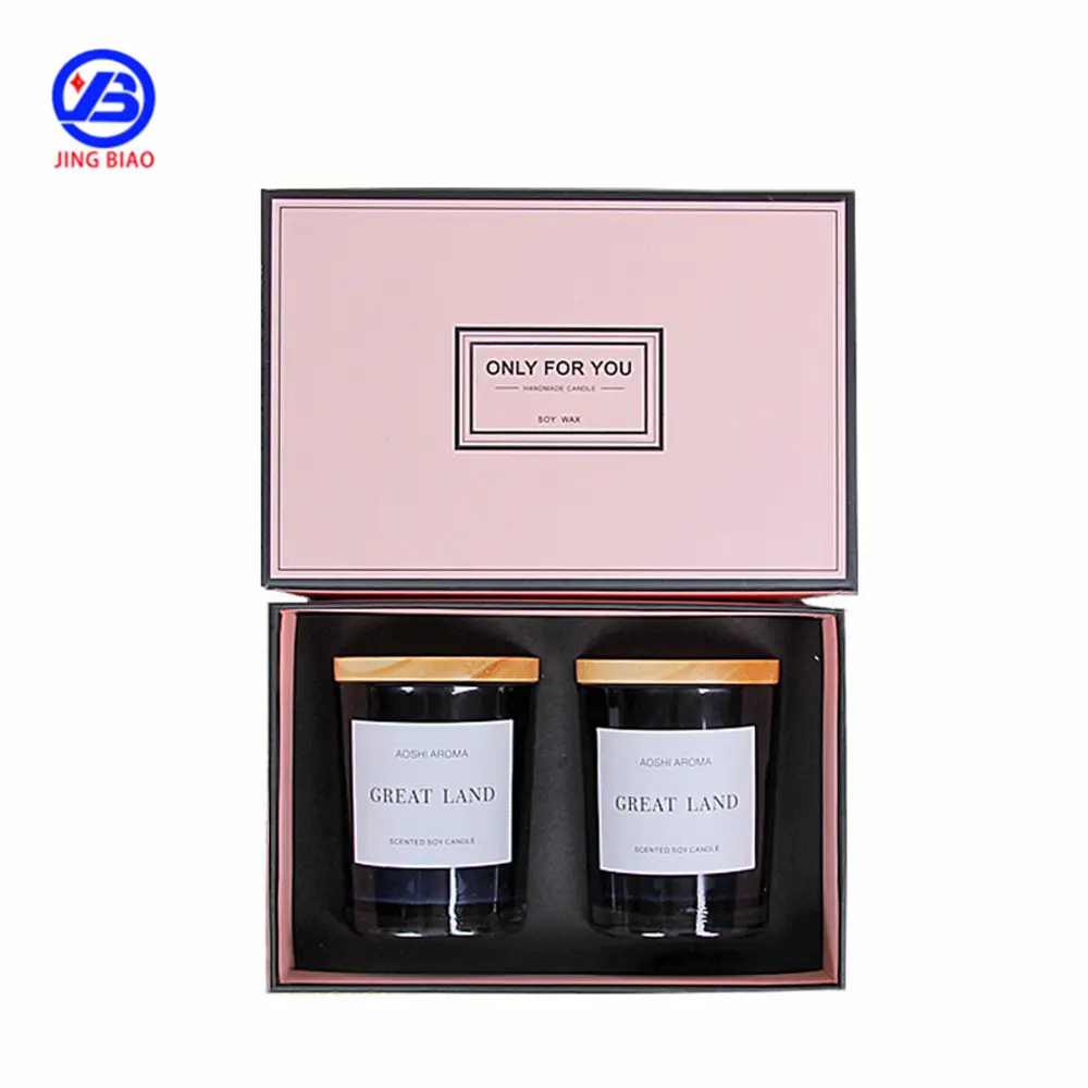 Candle Manufacturers Custom Luxury Wedding Favors Scented Candle Molds Vessel Jars Packaging Cardboard Gift Boxes With Lids