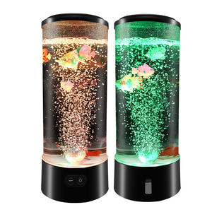 J&amp;R 15 Inch <strong>Jellyfish</strong> Lava Lamp Led Jelly Fish Aquarium <strong>Tank</strong> Night Light Color Changing <strong>Jellyfish</strong> Lamp - Product Image 1