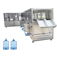Nouvelle ligne de production de machines de remplissage et de bouchage de bouteilles d'eau minérale en plastique, machine de remplissage d'eau en bouteille de 18,9 L
