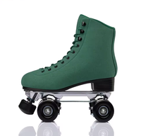 Nouveaux patins à roulettes doubles pour adultes, coque en fibre superfine, roues en PU, cadre en métal, patins à roulettes quad