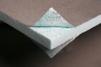 Panneau sandwich en mousse de polyuréthane de haute qualité avec conduit d'air en feuille d'aluminium pour mur