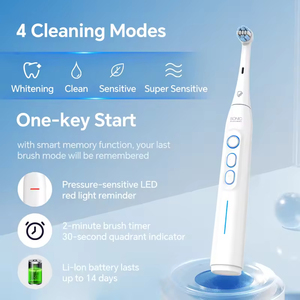 Cepillo de Dientes Eléctrico Sónico Compatible con Oral B IO Style, Recargable, Blanqueador, Limpieza Profunda, Cabezales de Cepillo de Dientes, Portátil para Viajes - Product Image 6