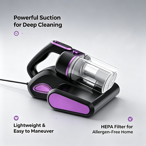 OEM Supplier 450W 14KPa Powerful Suction H10 Filter UV Bed <b>Vacuum</b> Cleaner Dust Mite Mattress Mattress <b>Vacuum</b> Cleaner - Product Image 1