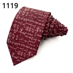 Poliéster Novedad Matemáticas Química Constelación Diseños Mens Casual Corbatas Fabricante - Product Image 3