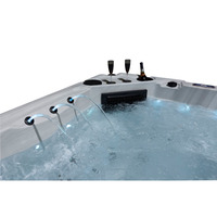 Villa moderne de luxe pour 6 personnes, 110v 220v 380v, électrique, 3000W, bain à remous gonflable, spa extérieur, baignoires de massage sexy
