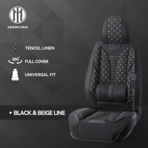 Funda de Asiento de Coche Premium Marcan, Ajuste Universal 360, Funda Completa Transpirable, Cojín para Asiento de Auto para Honda, Toyota, Benz - Product Image 6