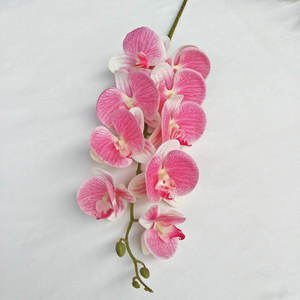 Orchidée Phalaenopsis Artificielle à 9 Têtes Vendue Directement <span class=keywords><strong>d</strong></span>'Usine pour Fêtes, Mariages, Fête des Mères, Noël, Rentrée Scolaire - Product Image 2