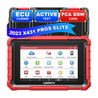(Bssy)x431 Pros Outil de diagnostic automobile tout-en-un OBD2 pour tous les systèmes, programmation ECU