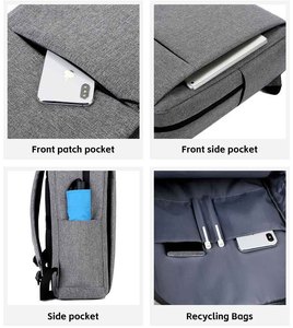 Fashion Oxford <b>Computer</b> <b>Bag</b> Waterproof Smart USB Anti-theft Laptop <b>Bag</b> with Polyester Lining for Boys and Girls - Product Image 4