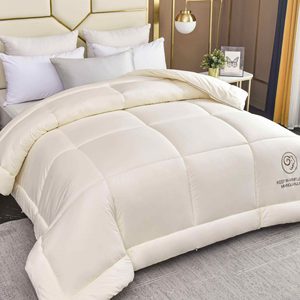 Edredón <span class=keywords><strong>de</strong></span> Lana para Cama, para Todas las Estaciones, 100% Lana Australiana Pura, Tamaño King, Edredón <span class=keywords><strong>de</strong></span> Lana <span class=keywords><strong>de</strong></span> Cordero - Product Image 4