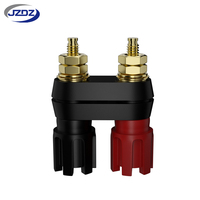 JZDZ Double prise banane 4 mm avec borne de connexion pour amplificateur de haut-parleur J.50020