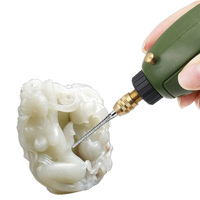 0.8-2.5mm Gravure Poinçon Aiguille Avec 2.35mm Tige Électrique Outil De Meulage Jade Sculpture Perceuse Bâton pour Jade Pierres Précieuses Agate