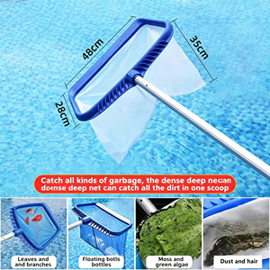 Herramienta de Limpieza de Piscinas Pequeñas y Medianas, Red de Recolección de Hojas de Plástico Manual para Piscinas, Fácil de Usar con Lavadoras a Presión Domésticas - Product Image 5