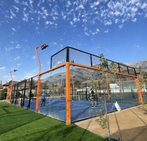 Cancha de <span class=keywords><strong>Pádel</strong></span> Panorámica, Equipo Completo, Modelo Plate Tennis Court <span class=keywords><strong>C</strong></span> Net 50, Fabricante - Product Image 5