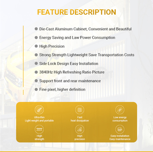 Wholesale Inventory 640*480mm Digital Indoor Full Color Led <b>Display</b> High Resolution P1.86 Video <b>Wall</b> for Church Fixed Led - Product Image 6
