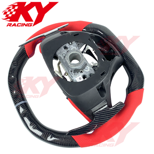 อุปกรณ์ตกแต่งภายในรถยนต์สำหรับ Acura TLX ILX TL RDX TSX ZDX RSX พวงมาลัยรถสปอร์ตคาร์บอนไฟเบอร์สำหรับ Acura Integra Type-S - Product Image 3
