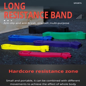 2026 Silicone Fitness <b>Workout</b> Training Resistance <b>Bands</b> Home Yoga Sport Stretching Pilates Gym Equipment Pull-Ups Pilates Gym - Product Image 4