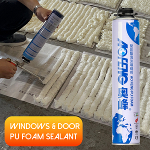 โฟม PU ขนาด 750 มล. สำหรับกันไฟ โพลียูรีเทนซีลแลนท์สำหรับงานก่อสร้าง ใช้สำหรับอุดรูแอร์ ซีลแลนท์สำหรับอุดช่องว่าง ป้องกันไฟ - Product Image 1