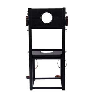 Sedia da allenamento Queen in metallo 2025 per donna, con supporto fisso per legature, accessori per contenimento, per il tempo libero, per esterni, villa, palestra, arredamento - Product Image 4