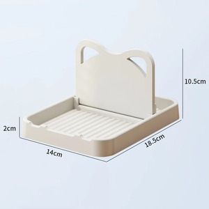<b>Kitchen</b> Countertop Lid Holder Spoon Stand ABS Multi-Function Organizer <b>Rack</b> for Pot Lids Spoons Ladles Spatulas Cutting Board - Product Image 6