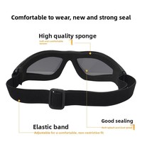 Nouvelles lunettes de protection anti-vent et anti-poussière de style militaire pour hommes et femmes