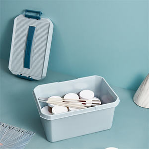 MONR Modern Household First Aid Caixa De Armazenamento De Plástico PP com Bloqueio Retângulo Medicina Divisão De Armazenamento Uso Doméstico Fabricado - Product Image 5