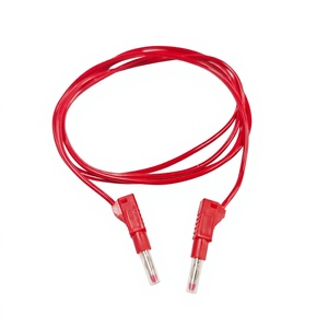 Cables <span class=keywords><strong>de</strong></span> prueba con conector banana apilable <span class=keywords><strong>de</strong></span> 4 mm en negro/rojo/verde/<span class=keywords><strong>azul</strong></span>/amarillo, cable <span class=keywords><strong>de</strong></span> seguridad aislado - Product Image 3