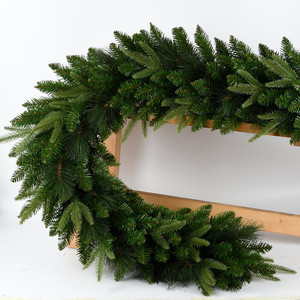 PE New Grass Green Simulation Christmas Rattan <b>PVC</b> Material Store Window <b>Dress</b> Scene Layout for Store Christmas Decorations - Product Image 1