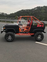 Véhicule tout-terrain électrique RC classique pour la visite des sites touristiques et la plage, mini jeep 2/4/6 places, batterie au plomb-acide, homologué CE, garantie de 2 ans