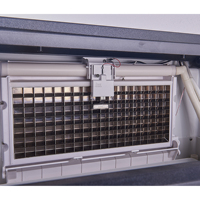 Machine à glaçons commerciale Wiberda BL-60 à refroidissement par air avec affichage numérique à température unique, en acier inoxydable, garantie 1 an